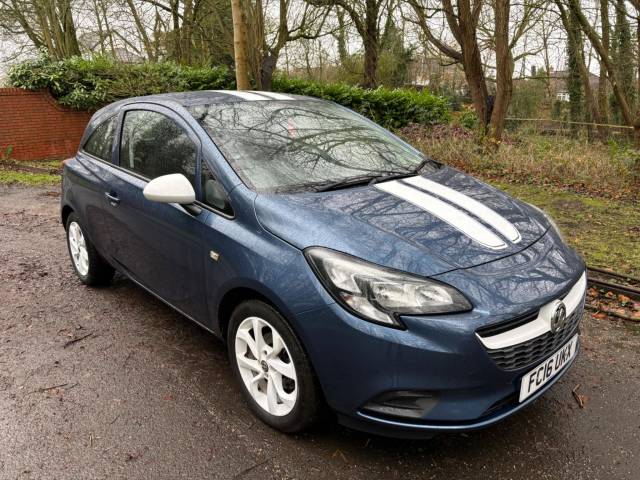 Vauxhall Corsa 1.2i Sting Euro 6 3dr Hatchback Petrol Blue